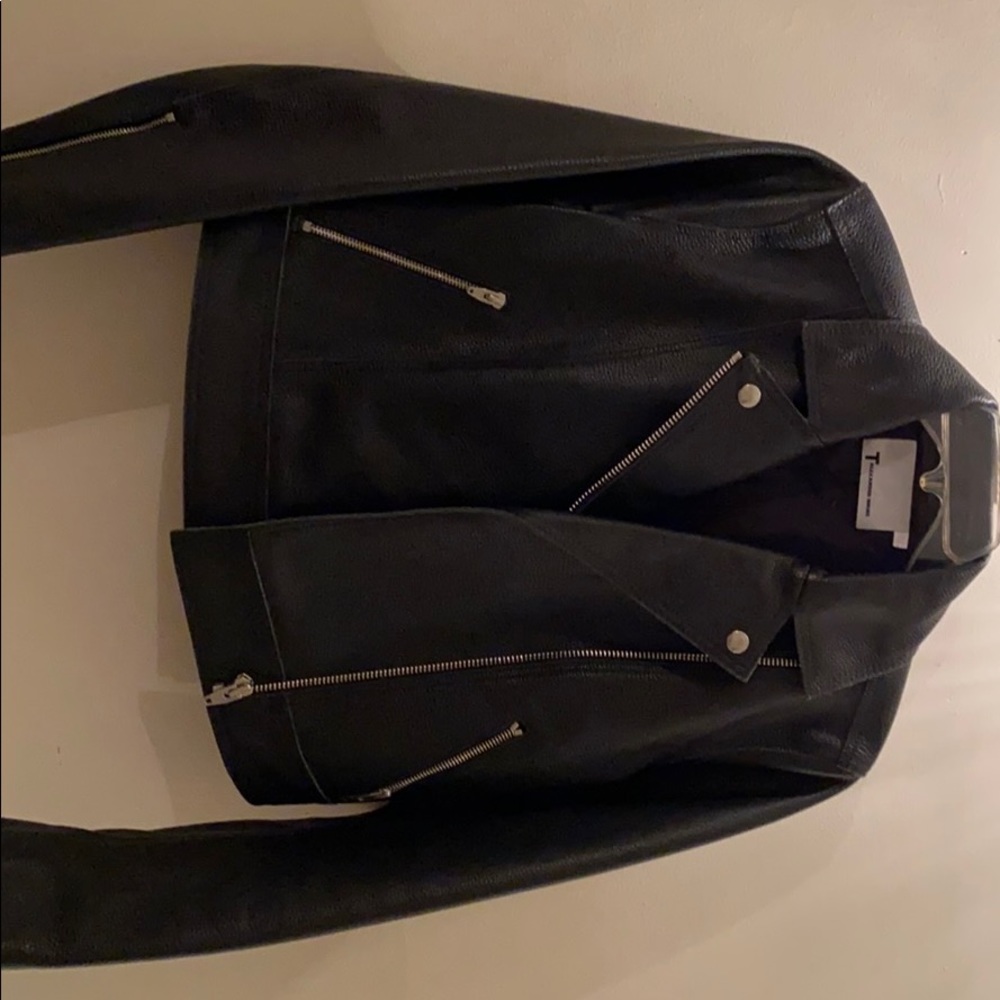 Alexander Wang leather moto jacket